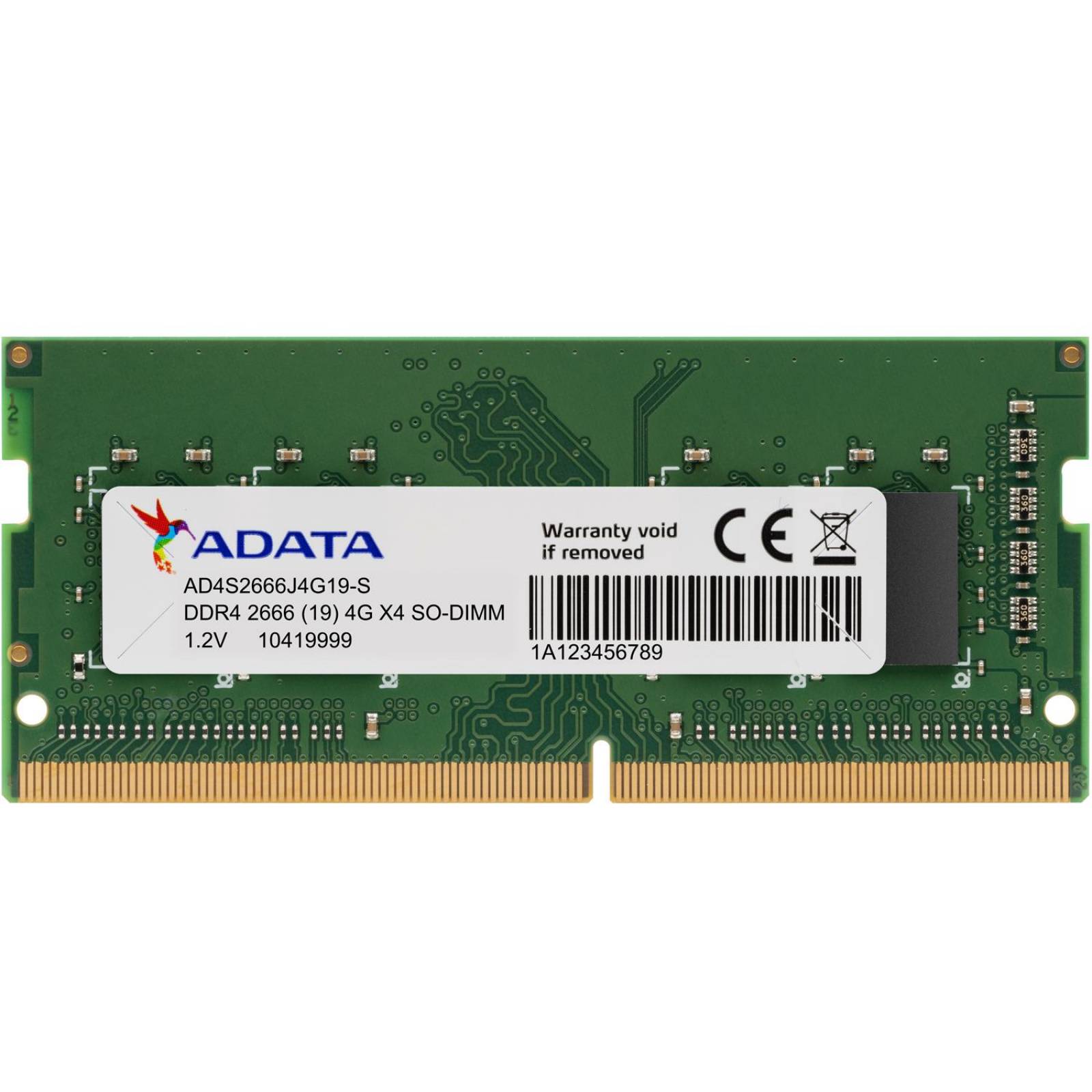 Introducir Labor Dos grados MEMORIA RAM 4GB DDR4 2666MHZ ADATA LAPTOP - LAPTOPS