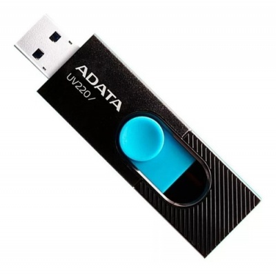 MEMORIA USB 32GB UV220 ADATA NEGRA AZUL 2.0