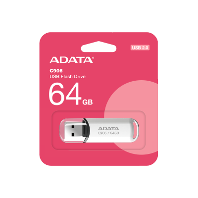MEMORIA USB 64GB C906 ADATA BLANCA 