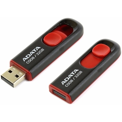 MEMORIA USB 32GB C008 ADATA COLOR  NGO ROJO