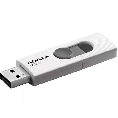 MEMORIA USB 32GB UV220 ADATA BLANCO GRIS