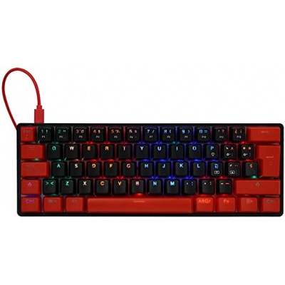 TECLADO MECANICO GAMEFACTOR ROJO SWITCH ROJO TECLADO