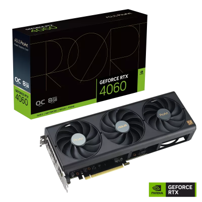 TARJETA DE VIDEO ASUS PROART RTX 4060 EDITION OC 8GB DDR6 