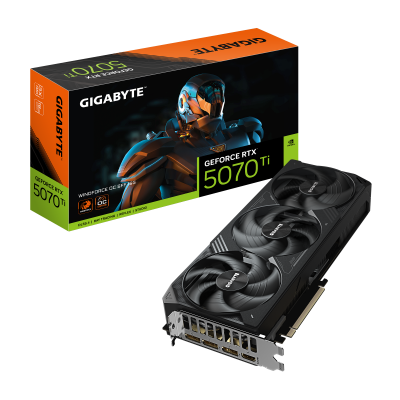 Tarjeta de video RTX 5070 Ti Windforce OC SFF 16G Gigabyte 