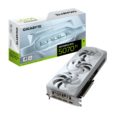 Tarjeta de video RTX 5070 Ti Eagle OC Ice SFF 16G Gigabyte 